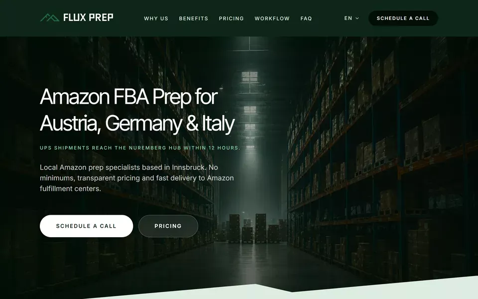 FluxPrep website
