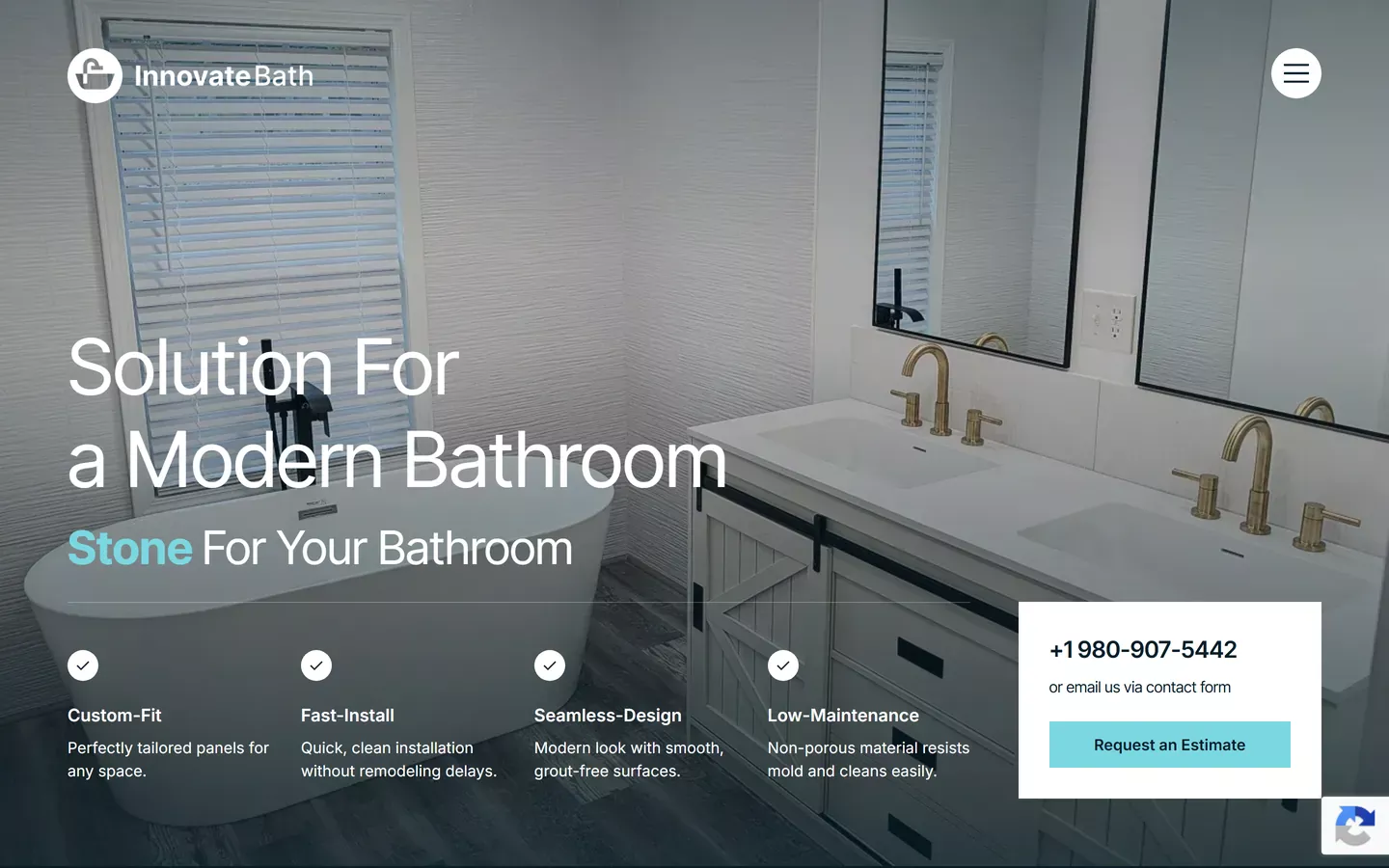 Domovská stránka Innovate Bath v aktuálnej podobe