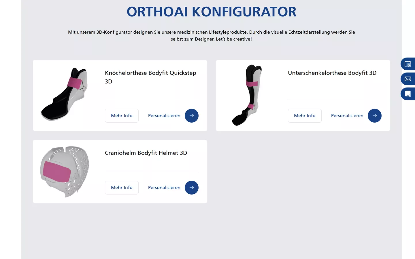 Domovská stránka ORTHO-TEAM Gruppe v aktuálnej podobe